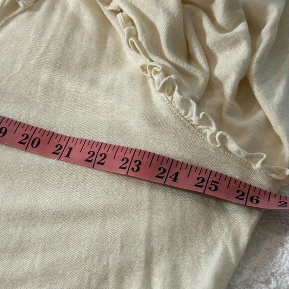 Lauren Ralph Lauren Split Neck Ruffled Sweater plus size 2X - Picture 6 of 8